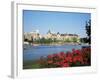 Empress Hotel and Innter Harbour, Victoria, Vancouver Island, British Columbia, Canada-J Lightfoot-Framed Photographic Print