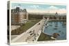 Empress Hotel and Parliament Buildings, Victoria, B.C.-null-Stretched Canvas