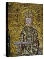 Empress Irene, Holding the Deed for the Church's Endowment, In the South Gallery of Hagia Sophia-null-Stretched Canvas