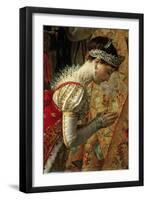 Empress Joséphine (The Coronation of Napoleon, Detai)-Jacques Louis David-Framed Giclee Print