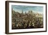 Empress Maria Theresa of Austria (1717-80) at Pressburg (Bratislava) on 25th August 1741-null-Framed Giclee Print