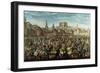 Empress Maria Theresa of Austria (1717-80) at Pressburg (Bratislava) on 25th August 1741-null-Framed Giclee Print