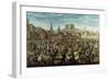 Empress Maria Theresa of Austria (1717-80) at Pressburg (Bratislava) on 25th August 1741-null-Framed Giclee Print