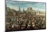 Empress Maria Theresa of Austria (1717-80) at Pressburg (Bratislava) on 25th August 1741-null-Mounted Giclee Print