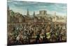 Empress Maria Theresa of Austria (1717-80) at Pressburg (Bratislava) on 25th August 1741-null-Mounted Giclee Print