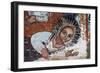 Empress Mentewab, Detail, Fresco, Church of Narga Selassie-null-Framed Giclee Print