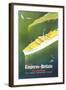 Empress of Britain Travel Poster-null-Framed Art Print