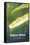 Empress of Britain Travel Poster-null-Framed Stretched Canvas