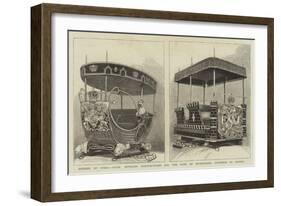 Empress of India, State Howdahs Manufactured for the Duke of Buckingham, Governor of Madras-null-Framed Giclee Print