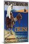 Empress Of Scotland Mediterranean Cruise-null-Mounted Art Print