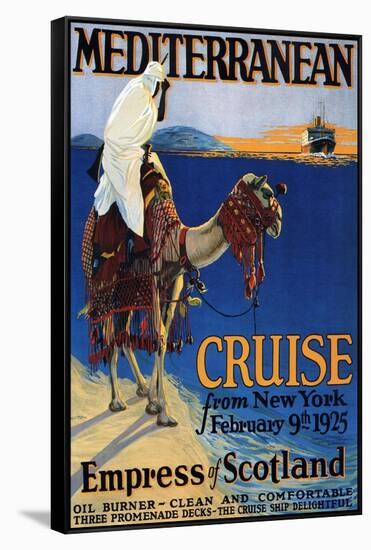 Empress Of Scotland Mediterranean Cruise-null-Framed Stretched Canvas