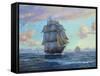 Empress Of The Seas-Roy Cross-Framed Stretched Canvas