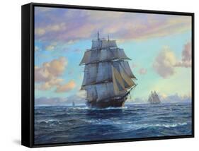 Empress Of The Seas-Roy Cross-Framed Stretched Canvas