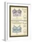 Empress Satin and Paradise Batiste Brassieres-null-Framed Art Print