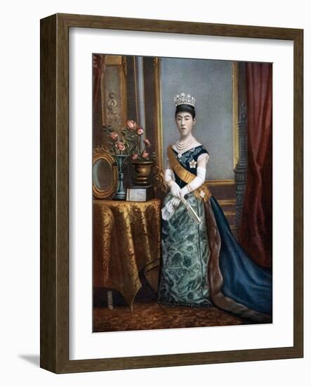 Empress Shoken, Empress Consort of Japan, Late 19th-Early 20th Century-null-Framed Giclee Print