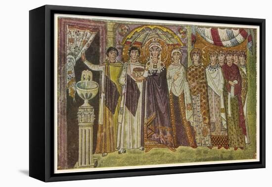 Empress Theodora Wife of Justinian-null-Framed Stretched Canvas