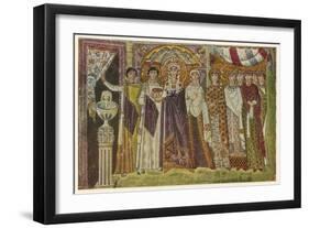 Empress Theodora Wife of Justinian-null-Framed Art Print