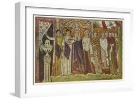 Empress Theodora Wife of Justinian-null-Framed Art Print