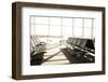 Empty Airport Departure Lounge, Venice, Veneto, Italy, Europe-Amanda Hall-Framed Photographic Print