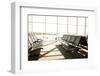 Empty Airport Departure Lounge, Venice, Veneto, Italy, Europe-Amanda Hall-Framed Photographic Print