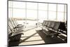 Empty Airport Departure Lounge, Venice, Veneto, Italy, Europe-Amanda Hall-Mounted Photographic Print