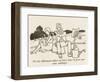 Empty Allotments-William Heath Robinson-Framed Art Print