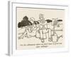 Empty Allotments-William Heath Robinson-Framed Art Print