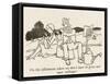 Empty Allotments-William Heath Robinson-Framed Stretched Canvas