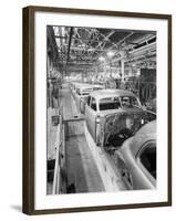 Empty Assembly Line at Auto Body Plant-null-Framed Photographic Print