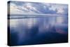 Empty beach at sunset, Seaside, Oregon, USA-Panoramic Images-Stretched Canvas