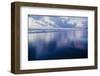 Empty beach at sunset, Seaside, Oregon, USA-Panoramic Images-Framed Photographic Print