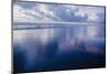 Empty beach at sunset, Seaside, Oregon, USA-Panoramic Images-Mounted Photographic Print