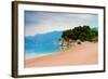 Empty Beach of Saint Stephan, Montenegro-Lamarinx-Framed Photographic Print