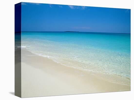 Empty Beach, Paradise Island, Bahamas-Ethel Davies-Stretched Canvas