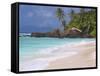 Empty Beach, Seychelles, Indian Ocean, Africa-Papadopoulos Sakis-Framed Stretched Canvas