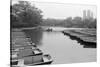 Empty Boats in Central Park-null-Stretched Canvas