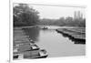 Empty Boats in Central Park-null-Framed Photographic Print