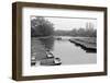 Empty Boats in Central Park-null-Framed Photographic Print