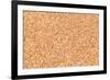 Empty Bulletin Board Background Texture, Natural Cork Board-Eugene Sergeev-Framed Photographic Print