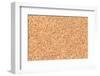 Empty Bulletin Board Background Texture, Natural Cork Board-Eugene Sergeev-Framed Photographic Print