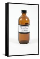 Empty Chloroform Bottle-Gregory Davies-Framed Stretched Canvas