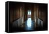 Empty Corridor-Nathan Wright-Framed Stretched Canvas