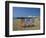 Empty Deck Chairs on the Beach and the Southsea Pier, Southsea, Hampshire, England, United Kingdom-Nigel Francis-Framed Photographic Print