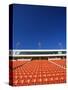 Empty Football Stadium Seats-Robert Michael-Stretched Canvas