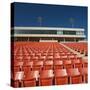 Empty Football Stadium Seats-Robert Michael-Stretched Canvas