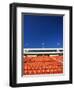 Empty Football Stadium Seats-Robert Michael-Framed Photographic Print