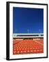 Empty Football Stadium Seats-Robert Michael-Framed Photographic Print