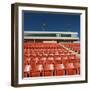 Empty Football Stadium Seats-Robert Michael-Framed Photographic Print