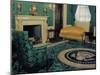 Empty Green Room at White House-null-Mounted Photographic Print