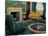 Empty Green Room at White House-null-Mounted Photographic Print